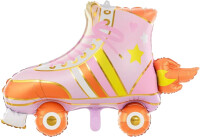 Sshape Renkli Paten Folyo Balon - Parti Yıldızı