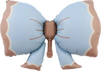 SShape Retro Mavi Fiyonk Şekilli Folyo Balon 90cm - Parti Yıldızı