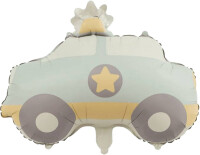 SShape Retro Polis Arabası Folyo Balon - Parti Yıldızı