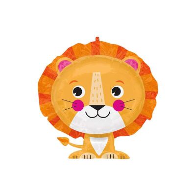 SShape Sevimli Asya Aslanı Folyo Balon 60cm - 1