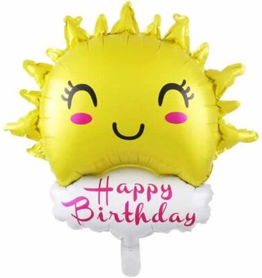 Sshape Sevimli Güneş Folyo Balon - 1