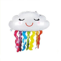 Sshape Sevimli Püsküllü Bulut Folyo Balon 30