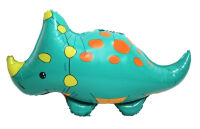 SShape Sevimli Triceratops Dinozor Folyo Balon Küçük Boy - Parti Yıldızı