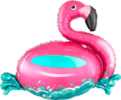 Sshape Şişme Flamingo Şeklinde Folyo Balon 76x68cm - 2