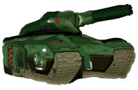 SShape Tank Şekilli Folyo Balon - Yeşil Renk - Parti Yıldızı