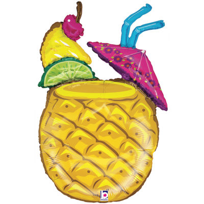 Sshape Tropikal Kokteyl Folyo Balon 94cm - 1
