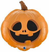 SShape Ürkütücü Balkabağı Folyo Balon 74cm - Parti Yıldızı