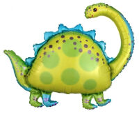 SShape Uzun Boyunlu Sevimli Dinozor Folyo Balon - Parti Yıldızı