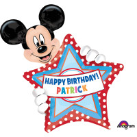 SShape Yazılabilir Mickey Balon 60x76cm - 