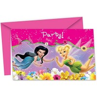 Tinkerbell Fairies Davetiye - Parti Yıldızı