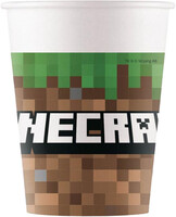 TNT Minecraft Bardak 8 Adet - Parti Yıldızı