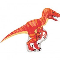 SSHape Turuncu Dinozor Folyo Balon - 