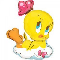 SShape Tweety Folyo Balon - Parti Yıldızı