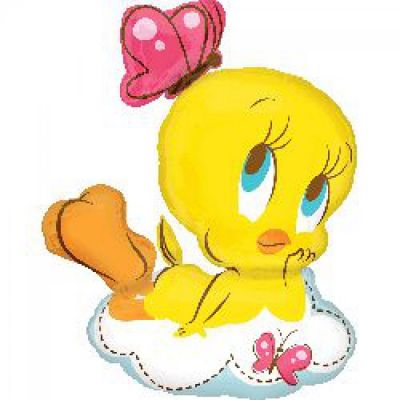 SShape Tweety Folyo Balon - 1