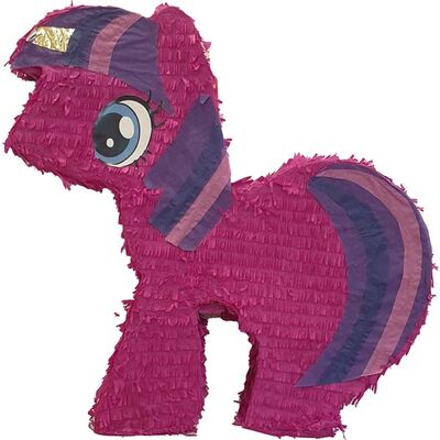 Pony Şekilli Pinyata Mor Renk Twillight Sparkle 54x10x54cm - 1