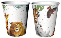 Wildlife Safari Bardak 8 Adet - Parti Yıldızı