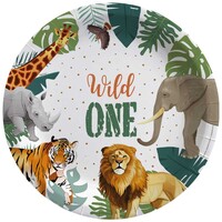 Wild Life Safari - Wild One Tabak 8 Adet - Parti Yıldızı