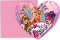 Winx Powerment Kalp Davetiye - Parti Yıldızı