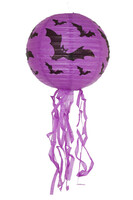 Yarasa Dekorlu Kağıt Fener Büyük Boy 30 cm - Parti Yıldızı