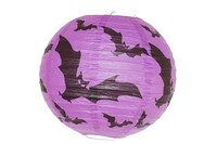 Yarasa Dekorlu Kağıt Fener Küçük Boy 25 cm - Parti Yıldızı