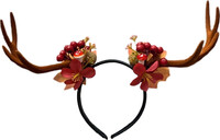 Yılbaşı Temalı Taç Geyik Boynuzu Kukinalı - Parti Yıldızı