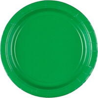 Zümrüt Yeşili Küçük Tabak 8 Adet - Parti Yıldızı