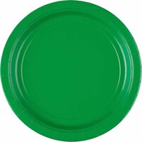 Zümrüt Yeşili Tabak 8 Adet - Parti Yıldızı